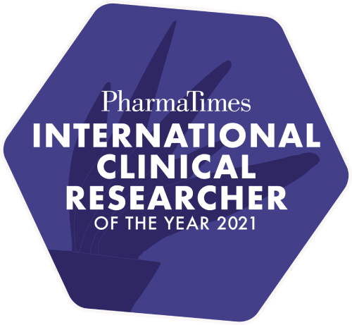 PharmaTimes International Clinical Researcher of the Year 2021
