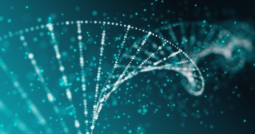 a virtual spiral of dna that represents gene therapies